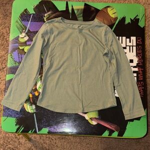 Wonder Nation Olive Green Long Sleeve Shirt